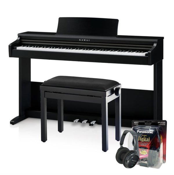 Kawai KDP75 Digital Piano Value Package; Black
