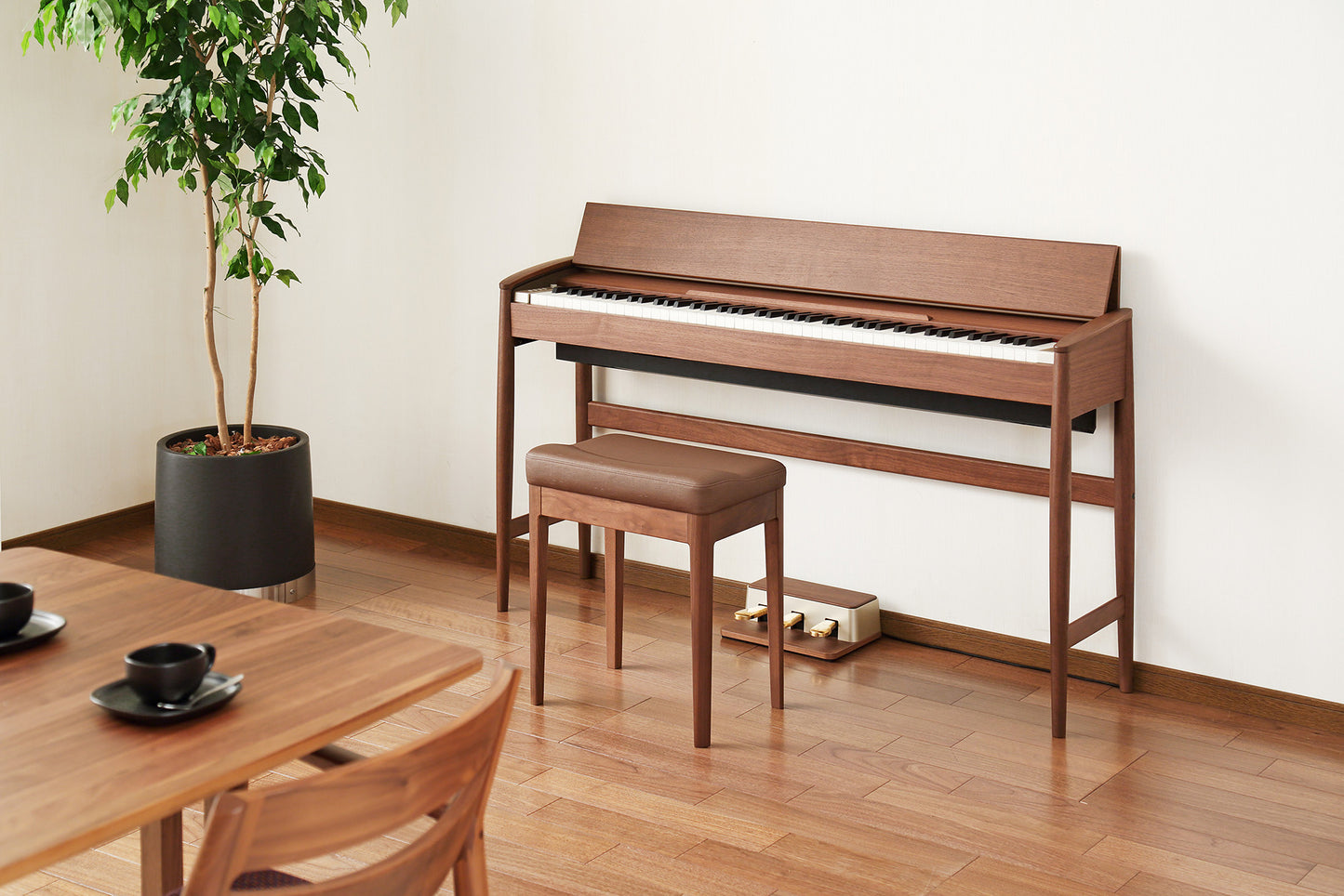 Roland Kiyola KF10 Artisan Digital Piano With Solid Wood Cabinet; Walnut