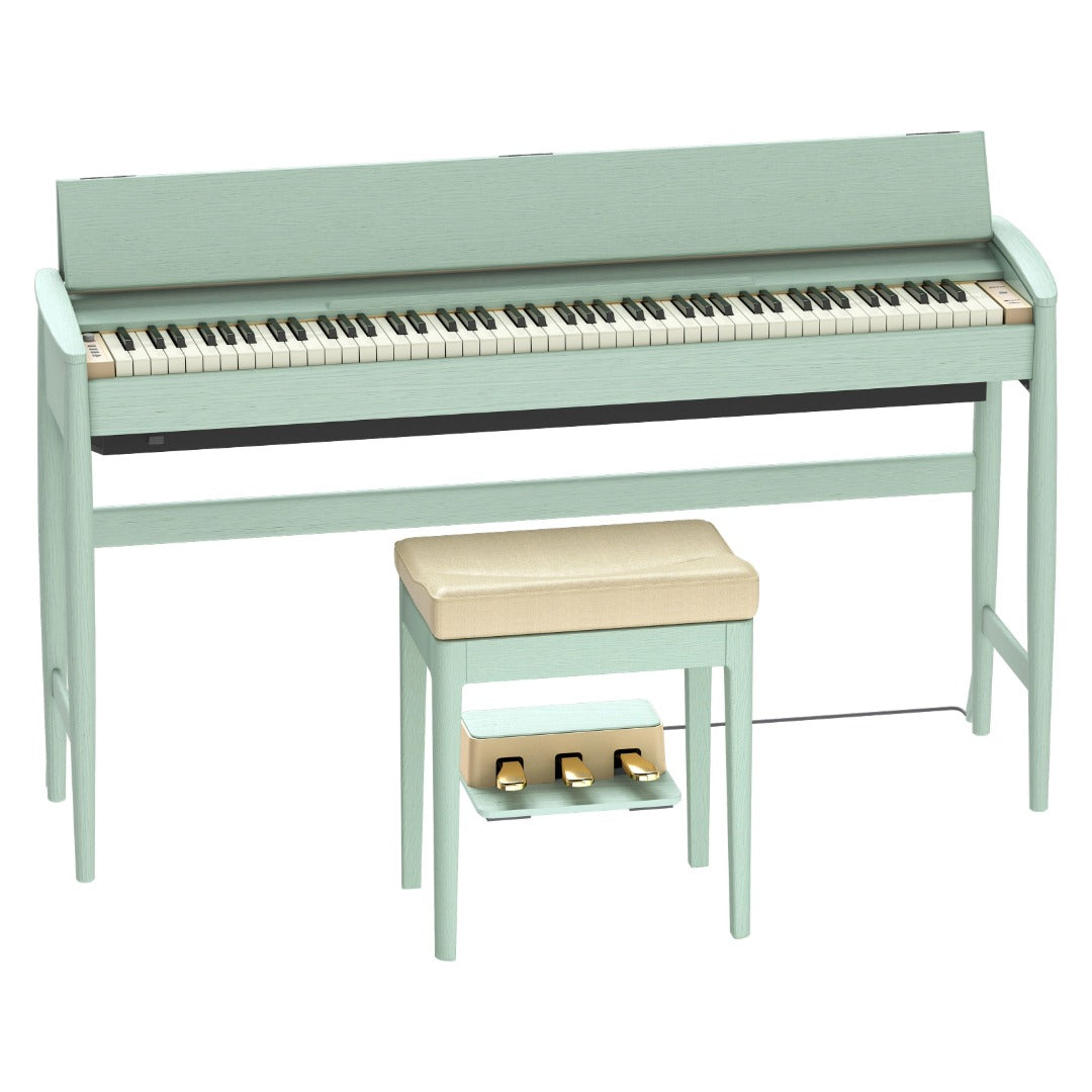 Roland Kiyola KF-20 Celadon Green | Premium Bundle Incl RH300 Headphones & Bench