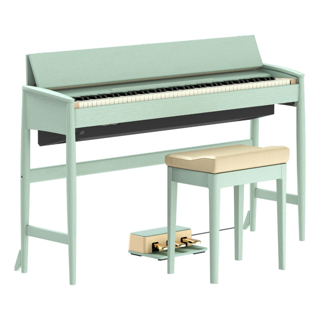 Roland Kiyola KF-20 Celadon Green | Premium Bundle Incl RH300 Headphones & Bench