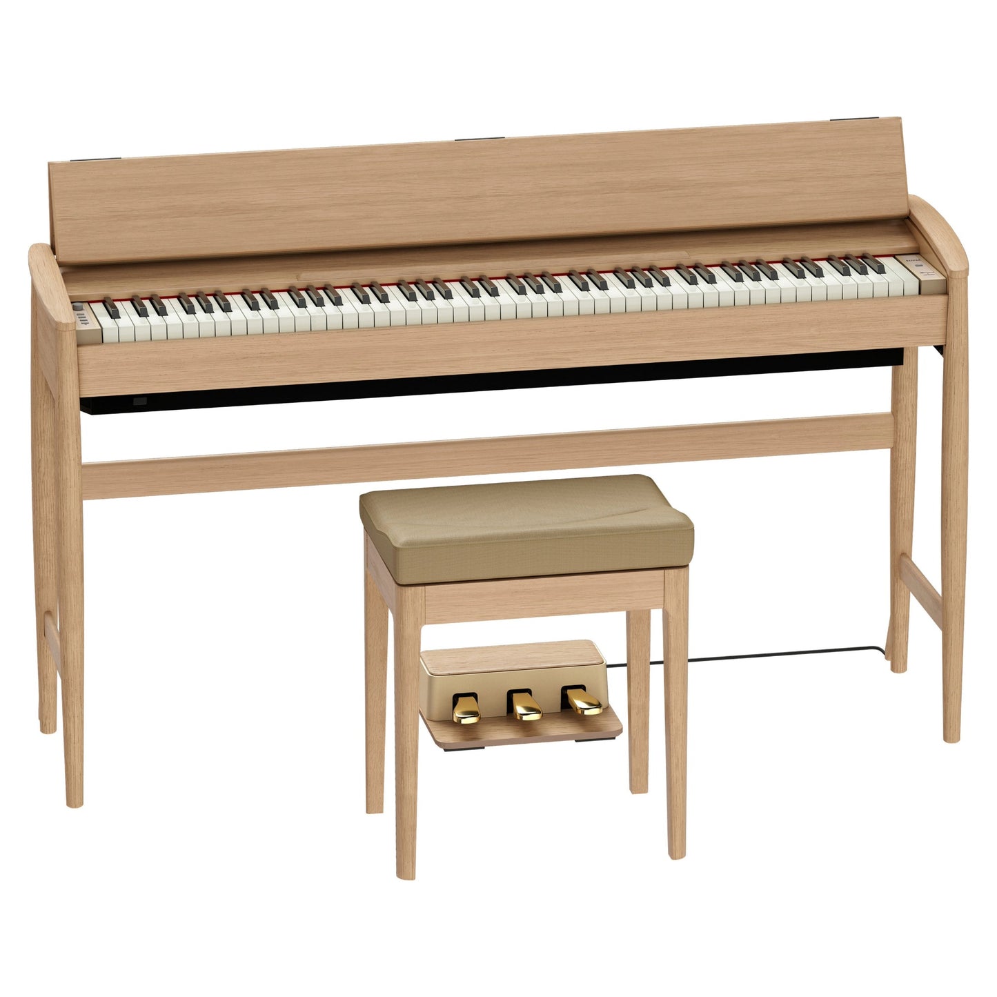 Roland Kiyola KF-20 Pure Oak | Bundle including matching bench