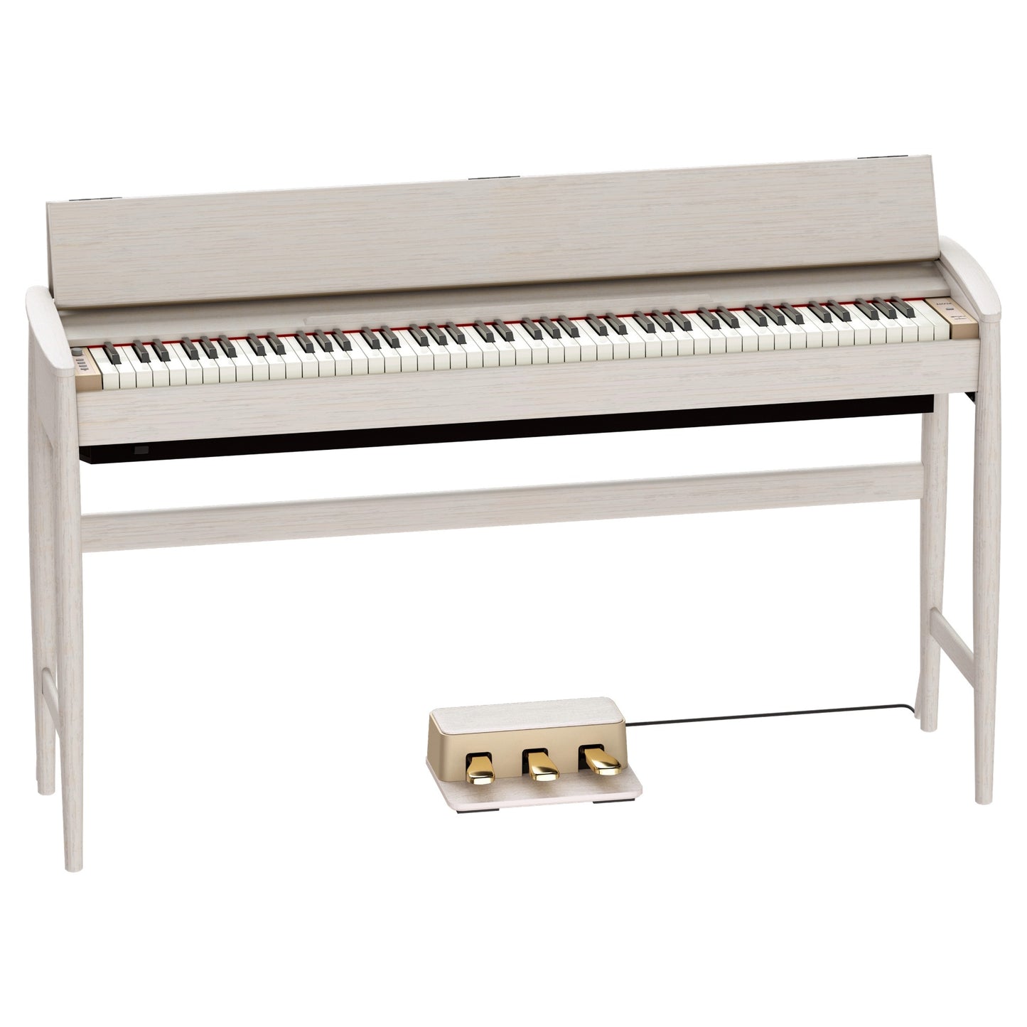Roland Kiyola KF-20 Sheer White | Premium Bundle Incl RH300 Headphones & Bench