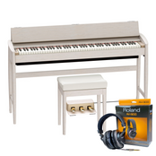 Roland Kiyola KF-20 Sheer White | Premium Bundle Incl RH300 Headphones & Bench