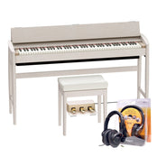Roland Kiyola KF-20 Sheer White | Value Bundle Incl RH5 Headphones & Bench