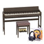 Roland Kiyola KF-25 Smoked Oak | Value Bundle Incl RH5 Headphones & Bench