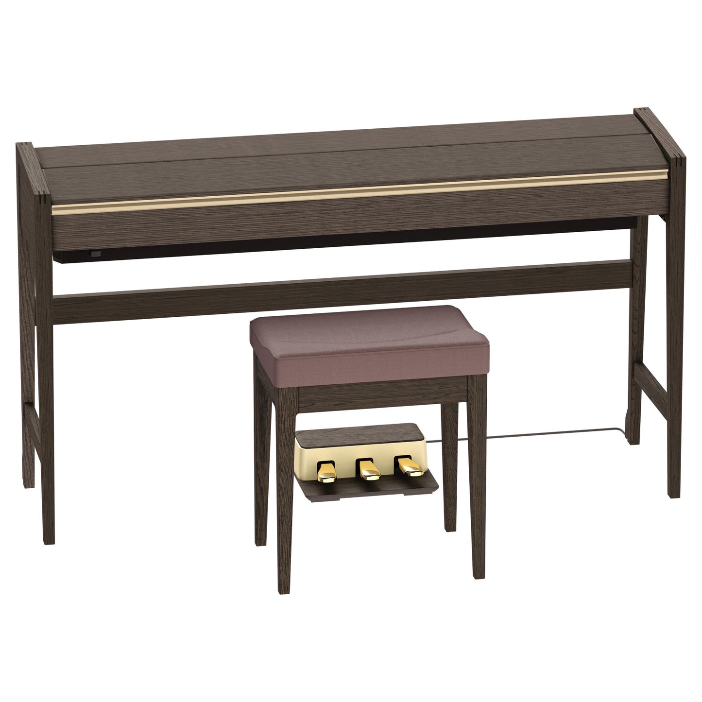 Roland Kiyola KF-25 Smoked Oak | Bundle including matching bench