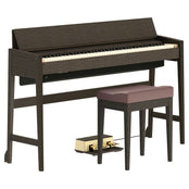 Roland Kiyola KF-25 Smoked Oak | Bundle including matching bench