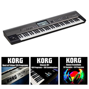 Korg Krome EX73 Expanded Music Workstation | Incl M1, Triton, & House Essentials Sound Packs