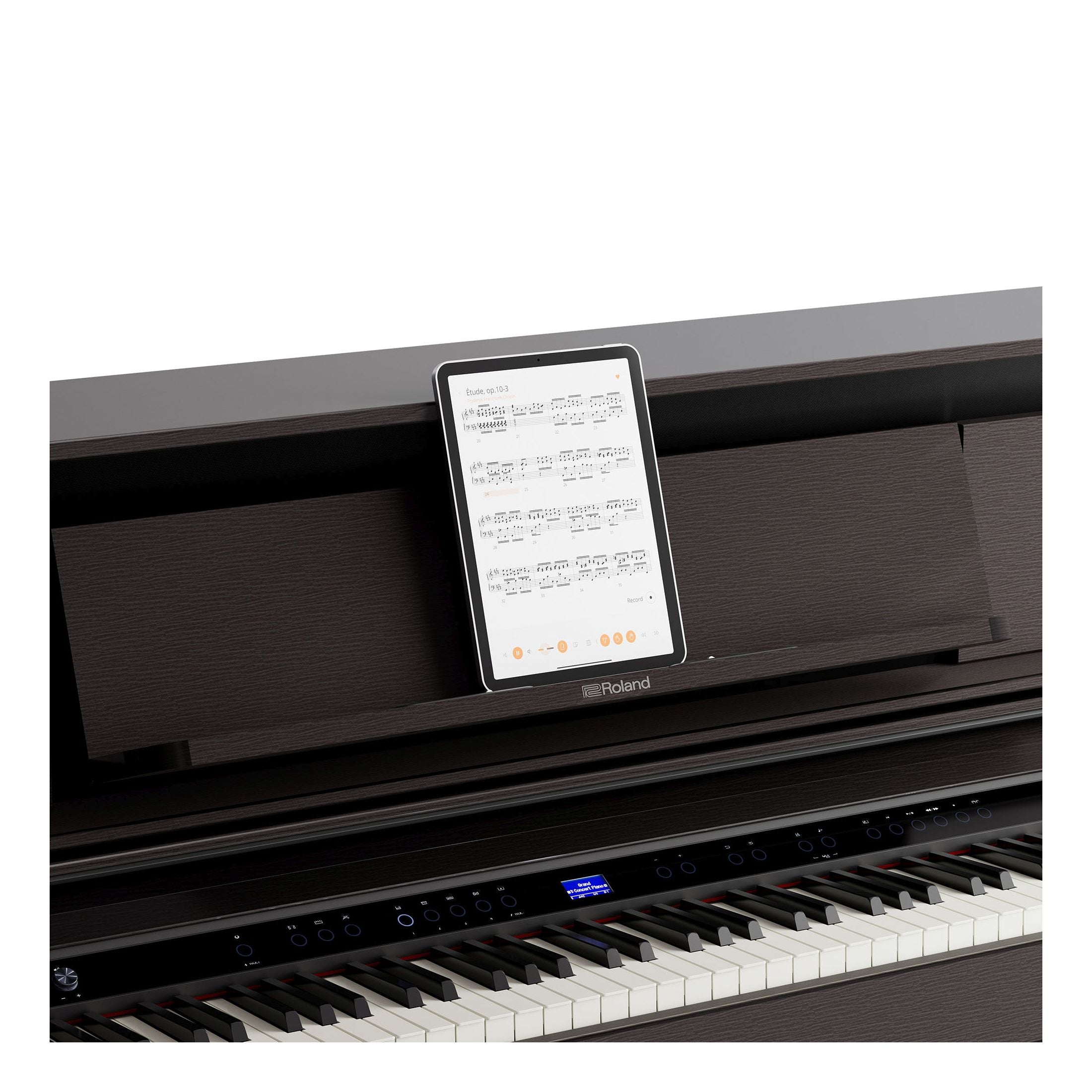 Roland LX6 Digital Piano Premium Package; Polished Ebony