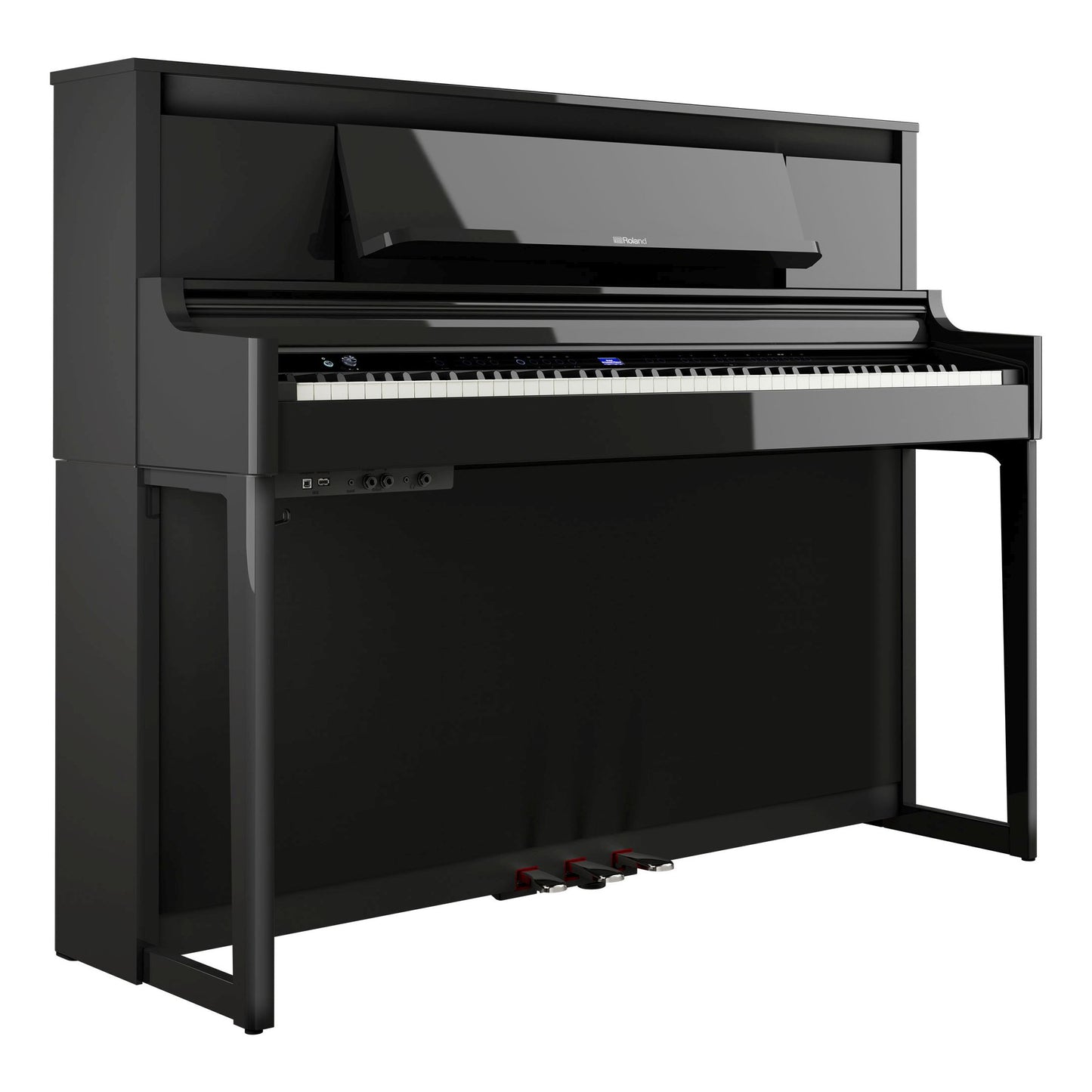 Roland LX6 Digital Piano Premium Package; Polished Ebony