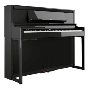Roland LX6 Digital Piano Branded Package; Polished Ebony