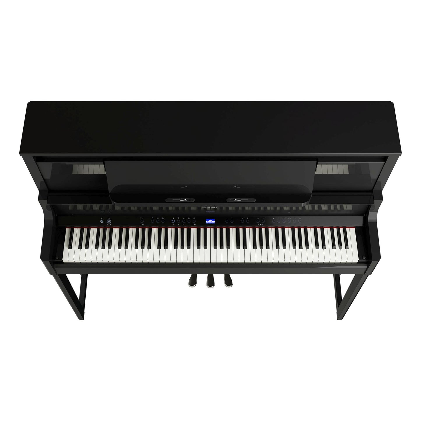 Roland LX9 Digital Piano Branded Package; Polished Ebony