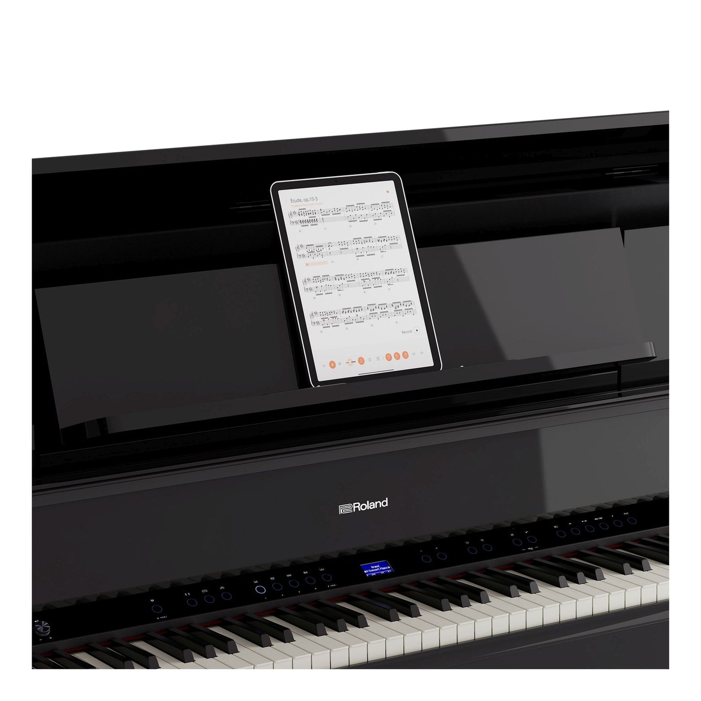 Roland LX9 Digital Piano Branded Package; Polished Ebony