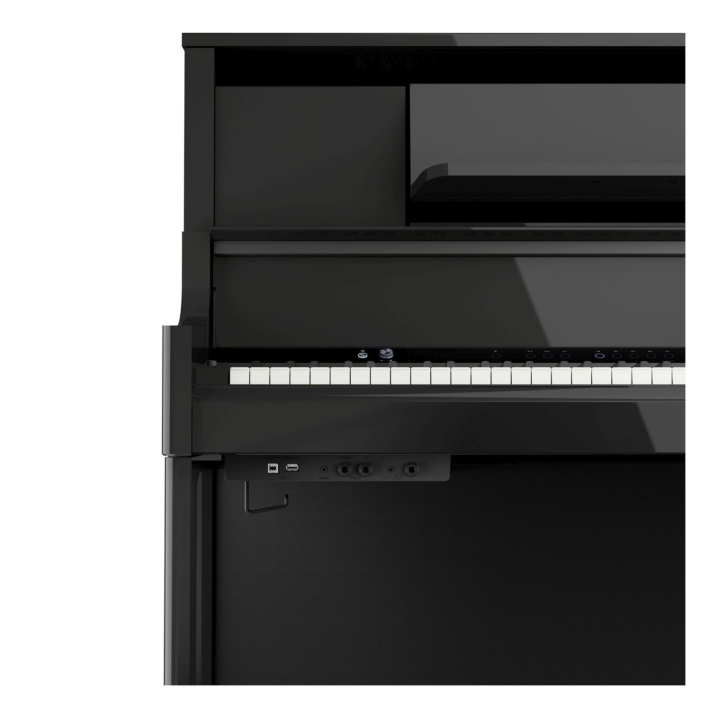 Roland LX9 Digital Piano Branded Package; Polished Ebony