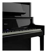 Roland LX9 Digital Piano Branded Package; Polished Ebony