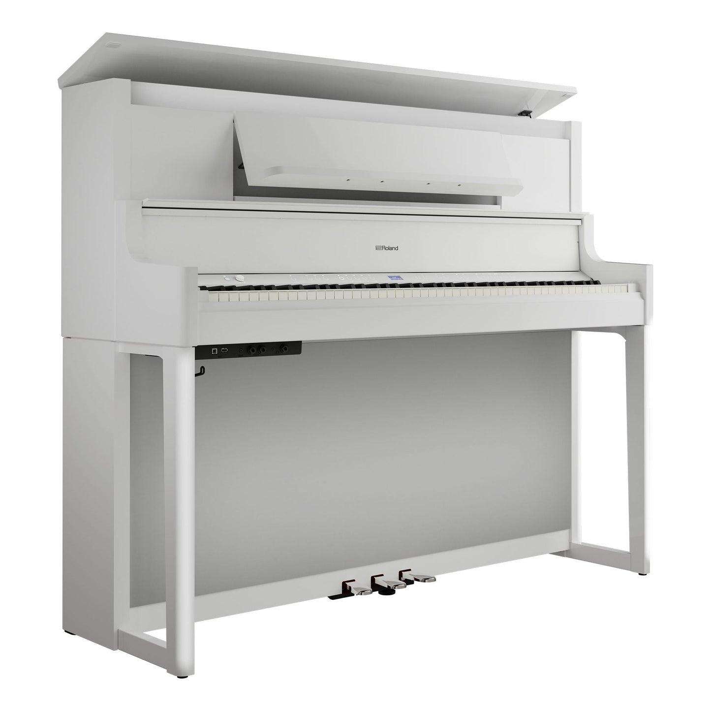 Roland LX9 Digital Piano Concert Package; Polished White