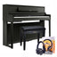 Roland LX5 Digital Piano Branded Package; Charcoal Black