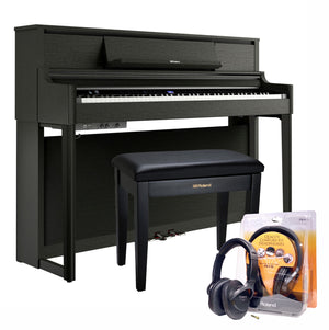 Roland LX5 Digital Piano Branded Package; Charcoal Black