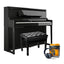 Roland LX6 Digital Piano Concert Package; Polished Ebony