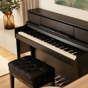 Roland LX5 Digital Piano Value Package; Charcoal Black