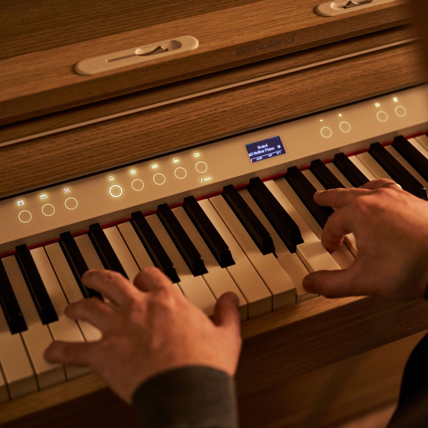 Roland LX6 Digital Piano Value Package; Polished Ebony