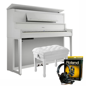 Roland LX9 Digital Piano Concert Package; Polished White