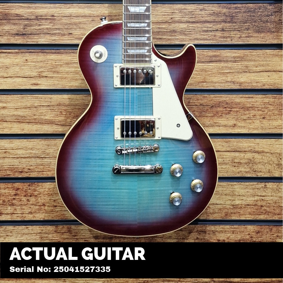 Epiphone Les Paul Standard 60s Figured (Incl. Premium Gig Bag) | Blueberry Burst