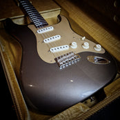 Fender Custom Shop Limited Edition Roasted Stratocaster Special NOS Electric Guitar May 2024; Aged Pewter : Serial Number: CZ579855 | Second Hand