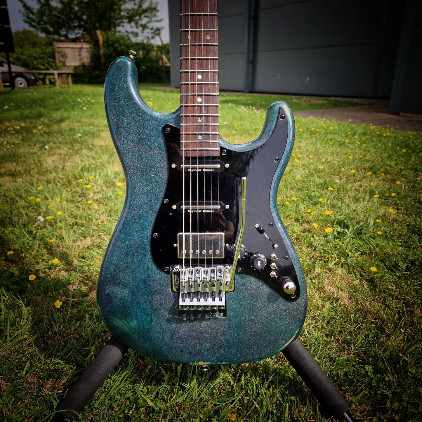 Moore Guitars Genesis; Green Sparkle #022