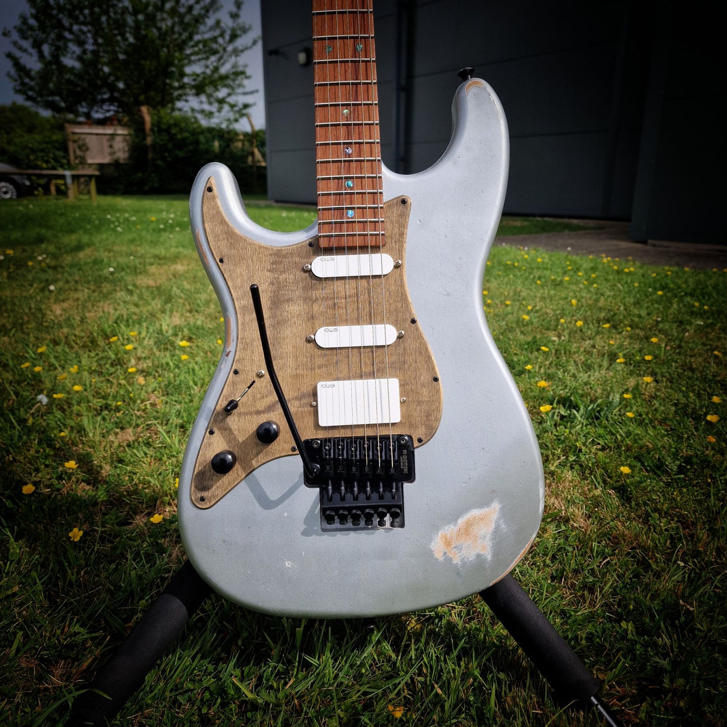Moore Guitars Samuel Left Handed; Silver #020