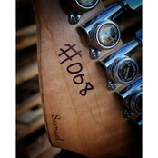 Moore Guitars Samuel; Black O/ Pink #008