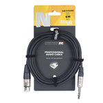 Stagg Music NAC6PSXFR Female XLR to Balanced TRS Jack Cable | 6 Metres