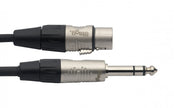 Stagg Music NAC6PSXFR Female XLR to Balanced TRS Jack Cable | 6 Metres