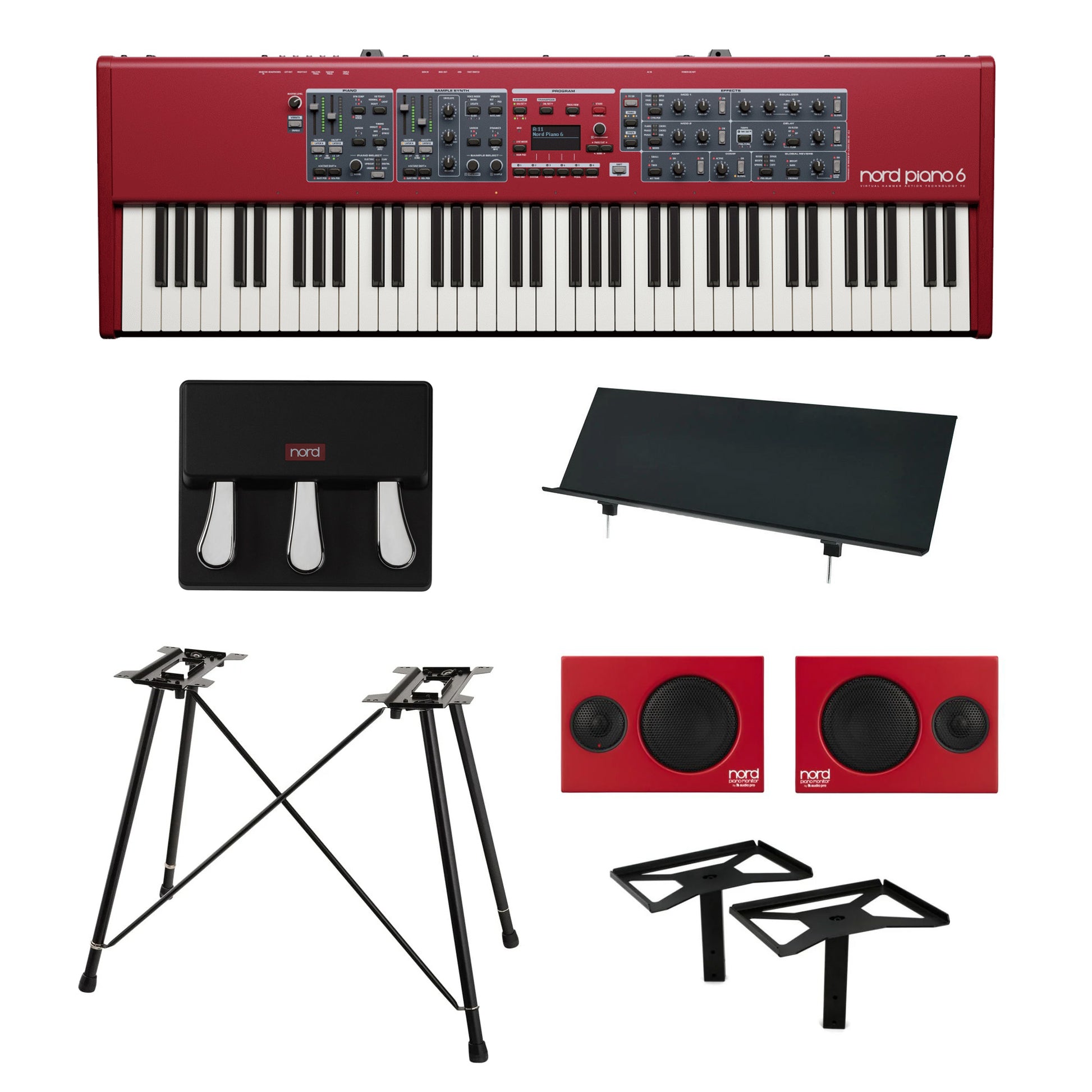 nord triple pedal 2 Nord Piano 6 73 Ultimate Bundle