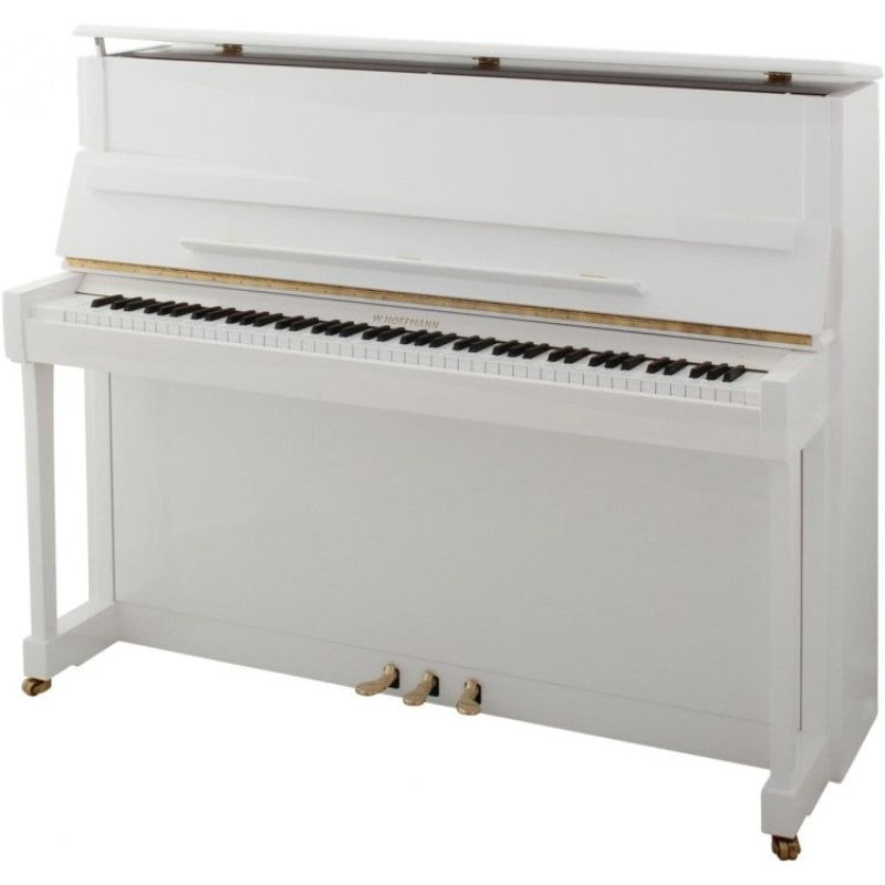 W. Hoffmann Professional P114 Upright Piano in Polished White