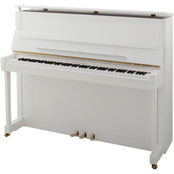 W. Hoffmann Professional P114 Upright Piano in Polished White