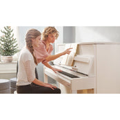 W. Hoffmann Professional P120 Upright Piano in Polished White