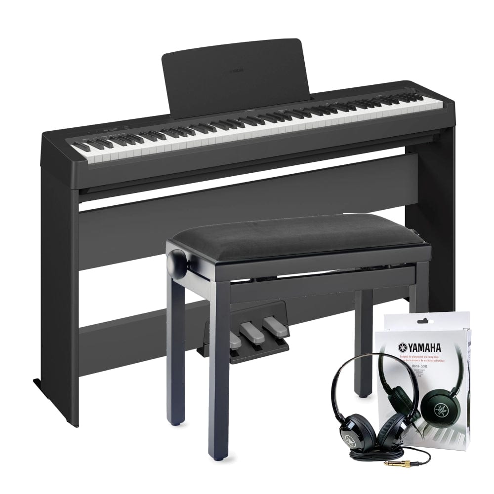 Yamaha P145BT Bluetooth Piano Elite Package | Bonners Music