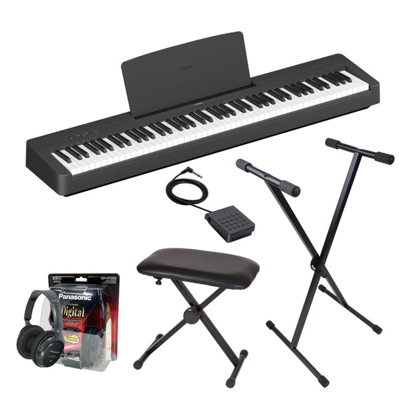 Yamaha P145 Portable Piano Value Package