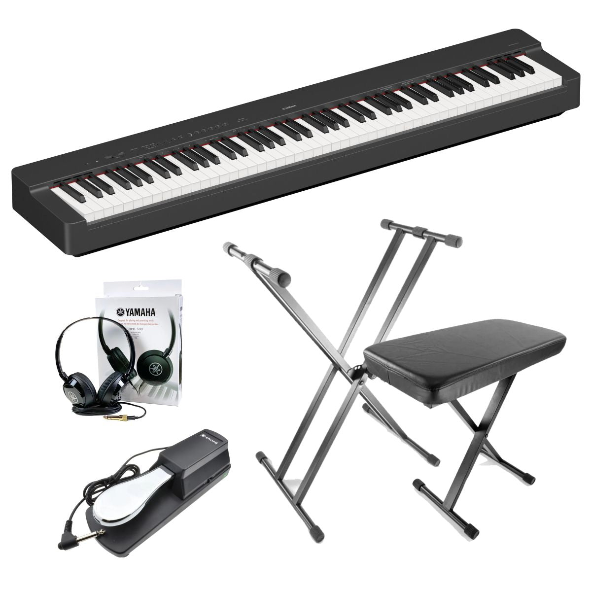 Yamaha P223 Digital Piano Upgraded Package