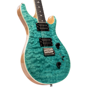 PRS SE Custom 24 Electric Guitar; Turquoise Quilt