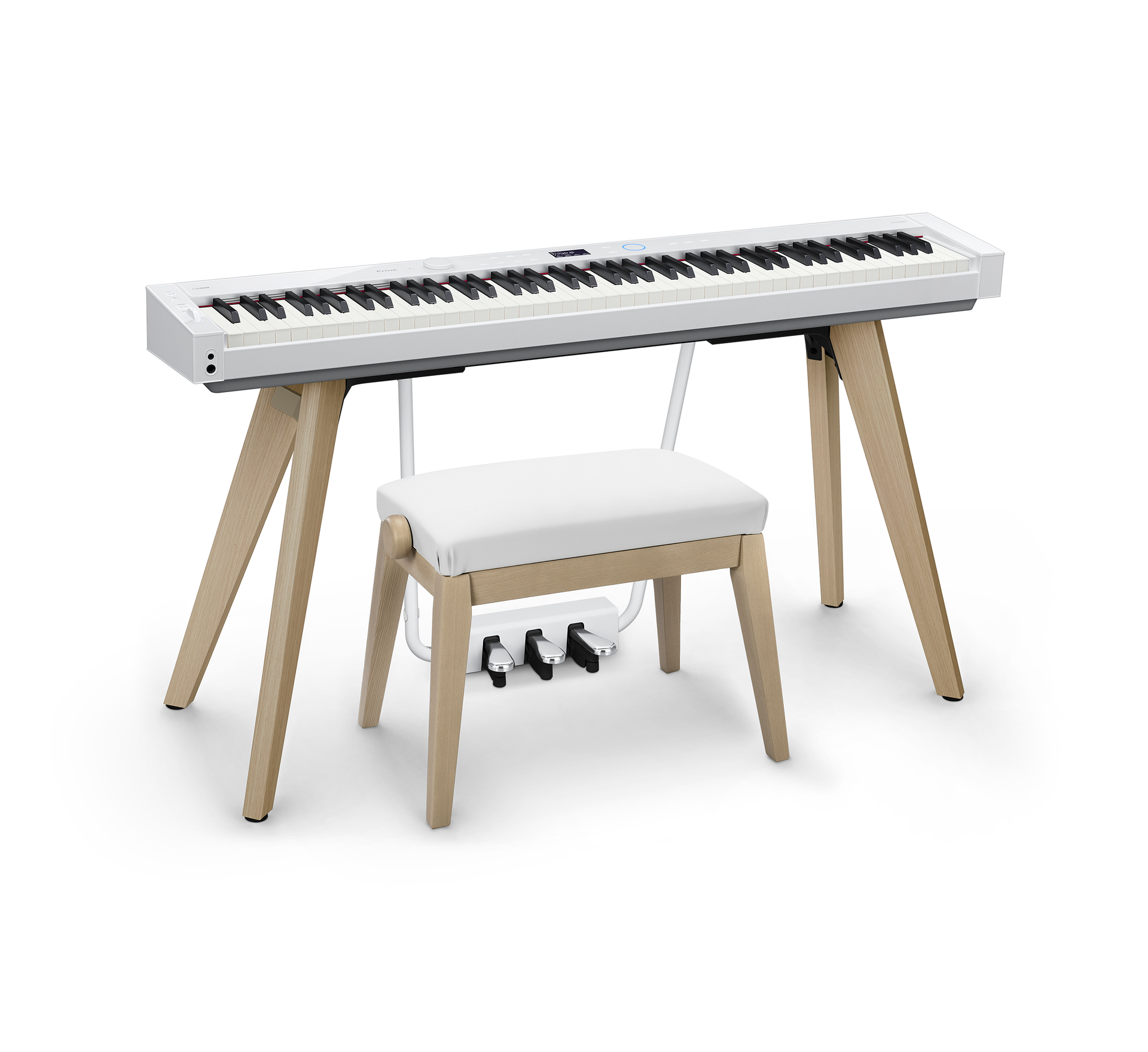 Casio PX-S7000 Digital Piano Package Incl Matching Bench; White