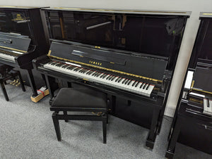 Reconditioned As New Yamaha U3 Upright Piano With Stool; Ser No H1550814