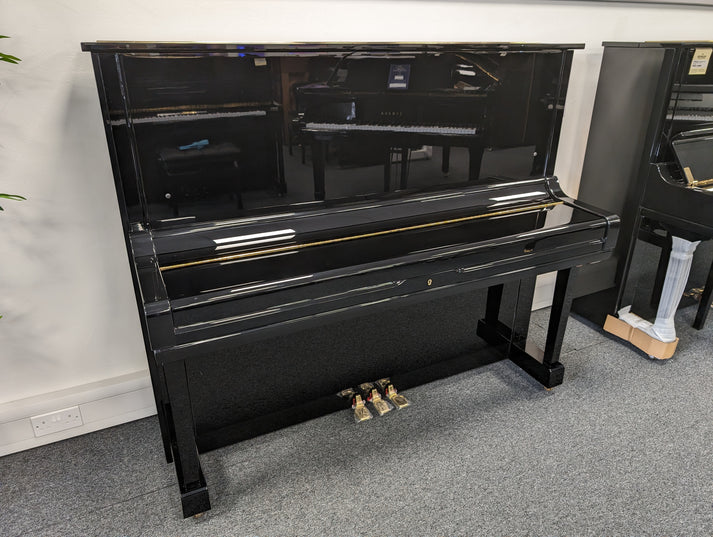 Yamaha UX (upgraded U3) Upright Piano in Polished Black Serial No: 2408434 | RECONDITIONED AS NEW