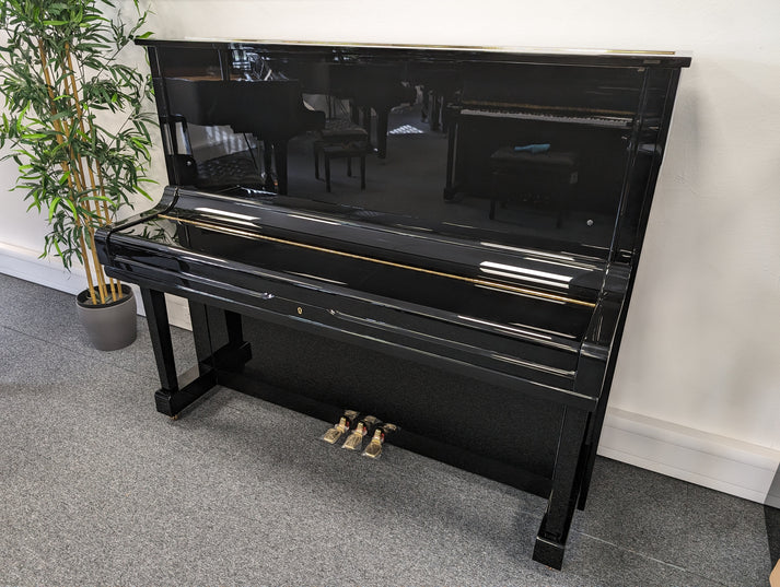 Yamaha UX (upgraded U3) Upright Piano in Polished Black Serial No: 2408434 | RECONDITIONED AS NEW