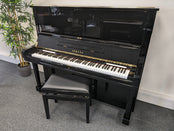 Yamaha U3 Upright Piano in Polished Black Serial No: H1484809 | RECONDITIONED AS NEW