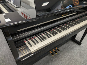 Second Hand Kawai CS7 Digital Piano; Polished Ebony with Adjustable Stool: Serial No: G214033