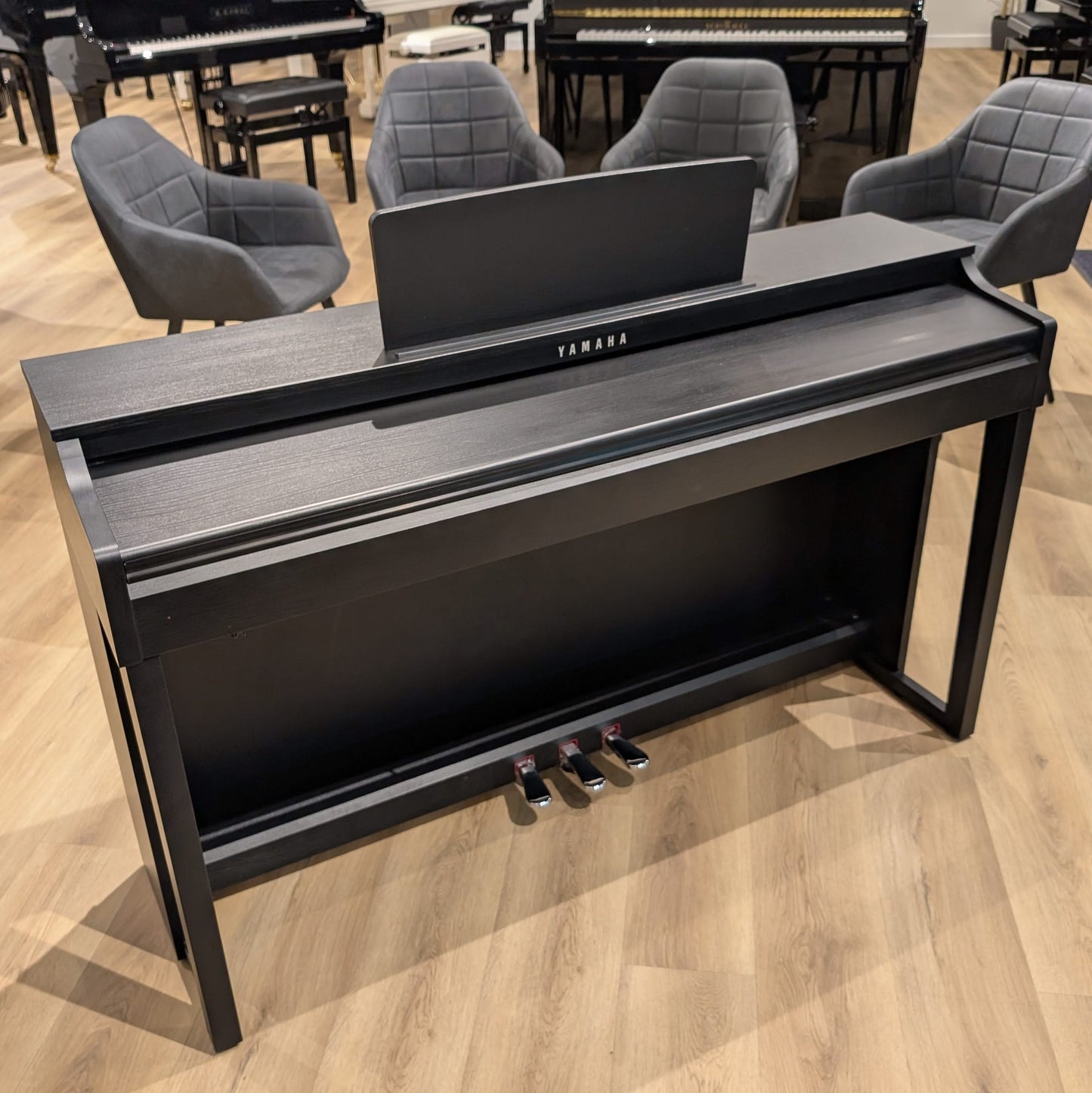 Yamaha CLP525 Black Walnut Digital Piano With Matching Stool; Serial No: BCUH01051 | Second Hand