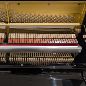 Second Hand Schimmel 122SE Upright Piano in Polished Ebony; SN: 346468