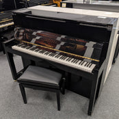 Feurich 115 Upright Piano In Polished Ebony: Serial No: F14672 | Second Hand